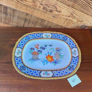 Minton Chinese Garden handpainted ceramic medium serving platter